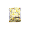 Furzone Small yellow Reusable Washable Male Dog Diaper with smilling egg pattern for 26 to 34cm waistline