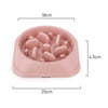 Measurements of Furzone light pink Slow Feeder Dog Bowl