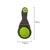 Measurements of Furzone Green Collapsible Dog/Cat Food Scoop Measuring Cup & Bag Clip - 1/2 Cup 118ml