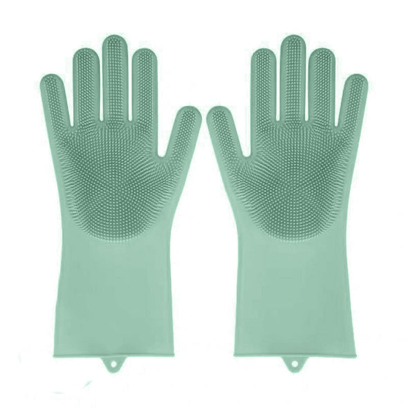 Brampton Drive Dish Washing Gloves <br>Perfect for Kitchen & Bathroom Cleaning <br>Aqua