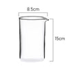 Measurements of Coffee Culture Borosilicate Glass replacements for 5 cup 600ml coffee Plunger french press