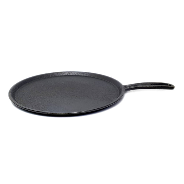 Classica Cast Iron Pre-Seasoned Flat Pan <br>Black <br>28cm