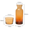 Measurment of Classica Art Craft Iconic Amber Carafe with Lid
