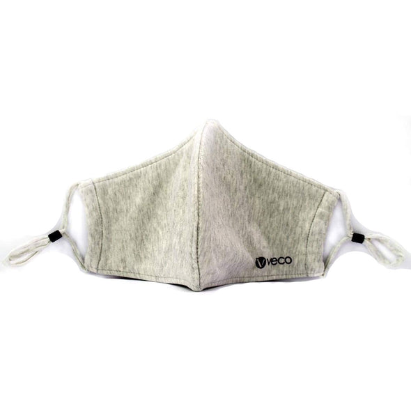 KIDS Washable Face Mask <br>3 layer Antimicrobial cloth fabric <br>Grey