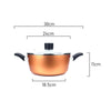 Measurements of Classica Lusso Rose Gold Casserole with Lid 