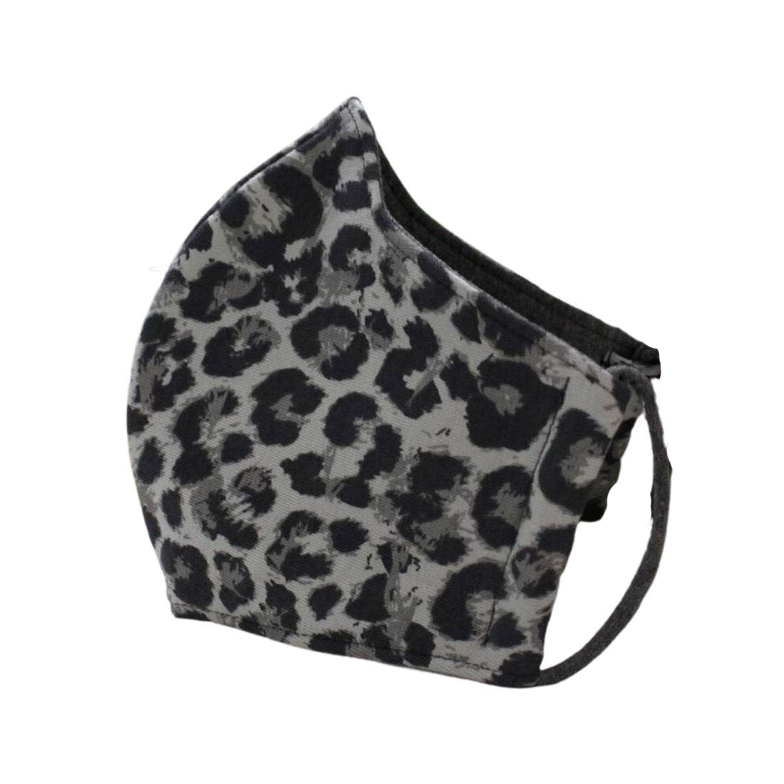 Washable Face Mask 3 layer Antimicrobial cloth fabric Leopard Kakkadu