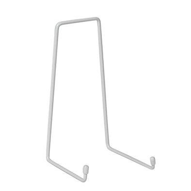 Wire Multi Purpose Display Stand for Plates, Books & Tiles <br> White <br>Dimensions - 18.5 x 10 x 10cm