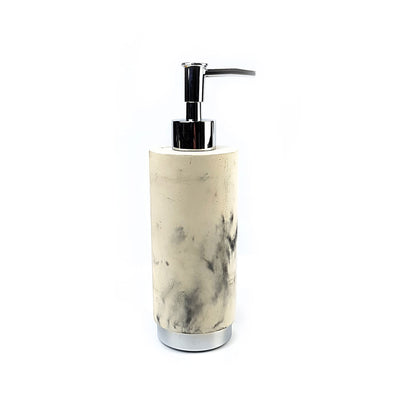 Classica Soap Dispenser <br>Marble Concrete <br>Silver