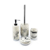 Classica bathroom set Marble Concrete with Silver