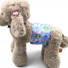 Furzone small Blue Reusable Washable Male Dog Diaper with Ducky pattern for 26 to 34cm waistline