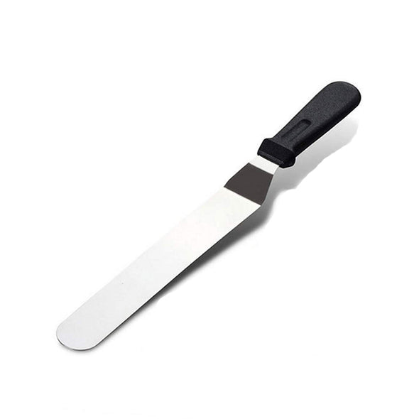 Cranked Spatula <br>Stainless Steel <br>Dimensions - 32.5 x 3 x 1cm