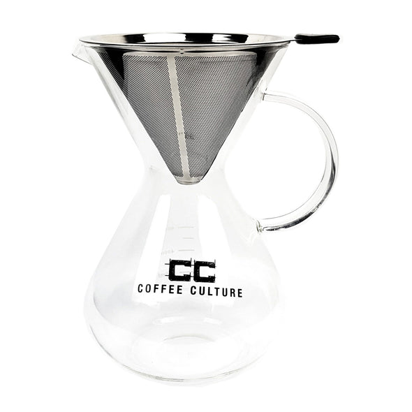 Coffee culture borosilicate glass Pour Over Coffee Maker 600ml