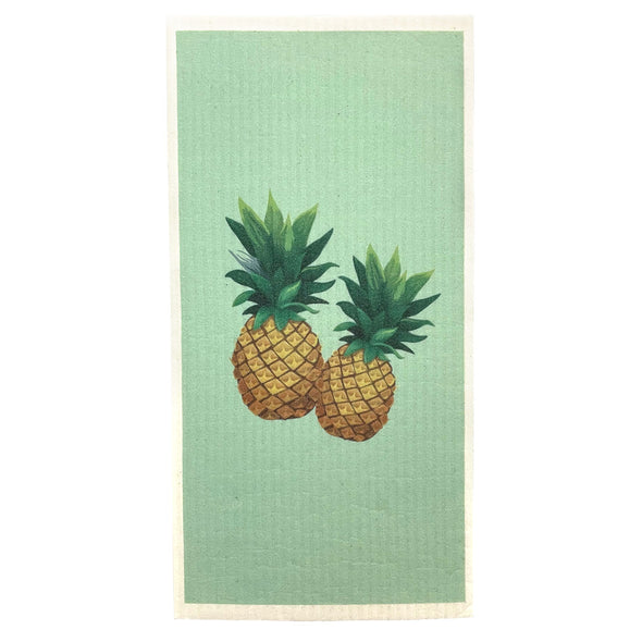 Extra large Biodegradable Swedish Dish Cloth with Pineapple