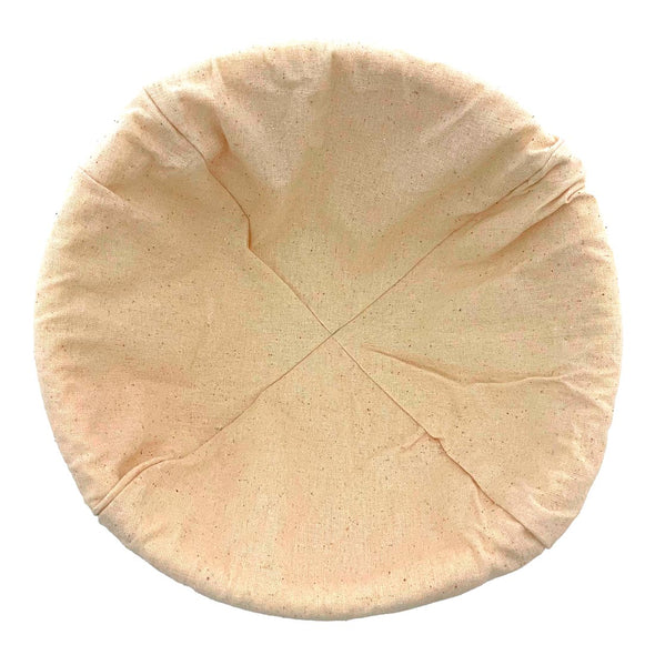Brunswisk bakers 20cm natural rattan Round Banneton with Linen Liner Cloth 