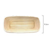 Measurements of Brunswisk bakers 32cm natural rattan rectangular Banneton