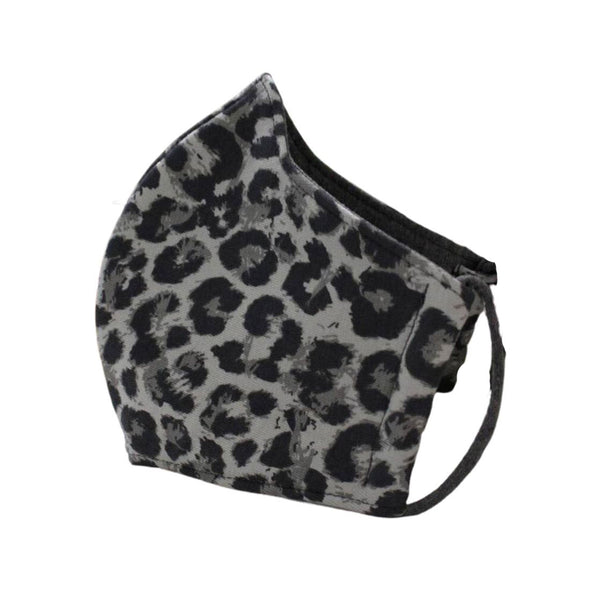KIDS Washable Face Mask <br>3 layer Antimicrobial cloth fabric <br>Leopard