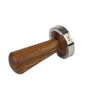 Coffee Culture 53mm stainless Steel coffee Tamper with Burmese Rosewood Handle