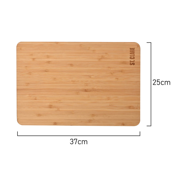 St Clare Rectangular Chopping Board <br>Bamboo Long Grain <br>Dimensions - 37 x 25 x 1.7cm