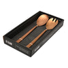 St Clare Nordic Quality Stainless Steel Rose Gold Satin matte finish Salad spoon and fork set