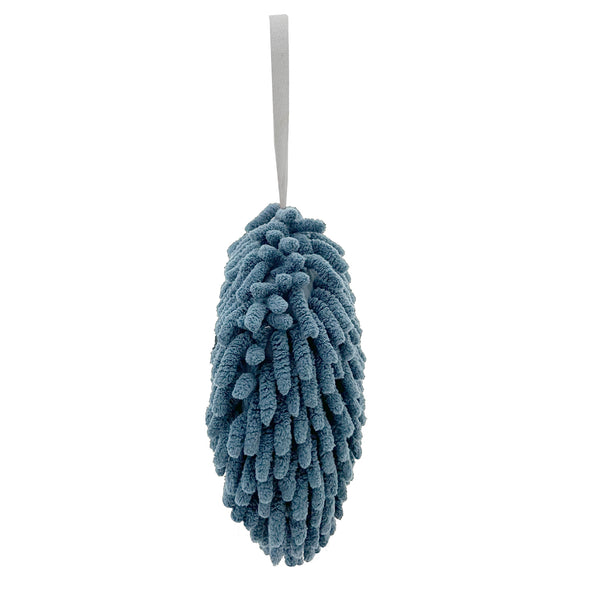 Sky blue POM POM Multi Purpose Cleaning Cloth/hand towel made from microfiber Chenille