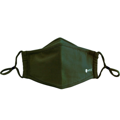 ADULT Washable Face Mask 3 layer <br>ANTI-FOG & Antimicrobial cloth fabric <br>Green