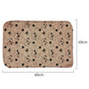 Measurements of Furzone Small Light brown Reusable Dog/Puppy Training Pee Pads with black pattern