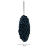 Measurement of Dark blue POM POM Multi Purpose Cleaning Cloth/hand towel made from microfiber Chenille