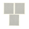 Set of 3 Biodegradable Swedish Dish Cloth with geometric pattern