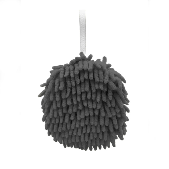 Charcoal POM POM Multi Purpose Cleaning Cloth/hand towel made from microfiber Chenille