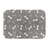 Furzone Grey small Reusable Dog/Puppy Training Pee Pads with white bone patterns