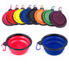 Furzone Portable Collapsible Dog/Cat Water & Food Bowls in different colors