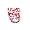 Furzone Extra Small Pink Reusable Washable Female Dog Diaper with Cherry pattern for 25 to 35cm waistline