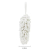 Measurement of White POM POM Multi Purpose Cleaning Cloth/hand towel made from microfiber Chenille