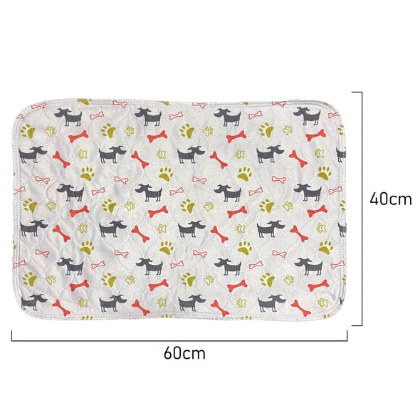 Measurements of Furzone white Small Reusable Dog/Puppy Training Pee Pads with multi colours patterns