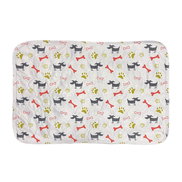 Furzone white Small Reusable Dog/Puppy Training Pee Pads with multi colours patterns